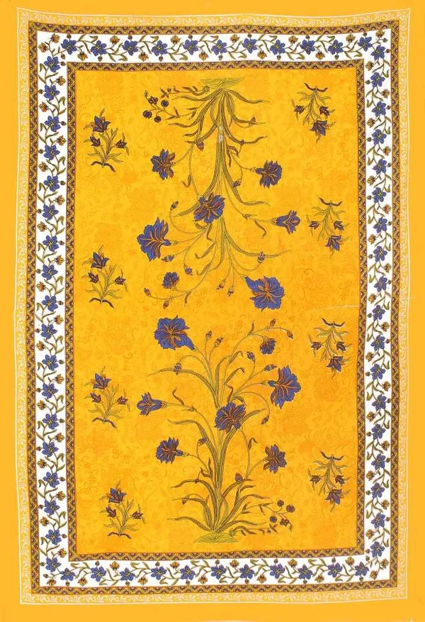 Jaipuri_Prints_Cotton_Single_Bedsheet_(Yellow)